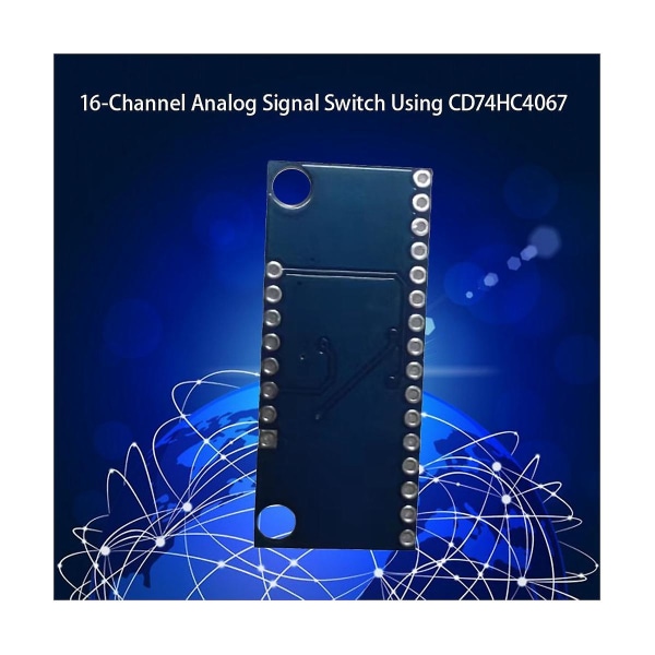 10 stk/sæt CD74HC4067 High-Speed ​​CMOS Analog Multiplexer Multifunktion 16-Channel Analog Multiplexer Blue