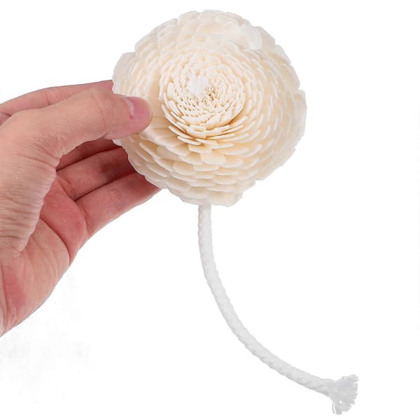 2 stk. dekorativ blomsterduftspreder kunstig blomst DIY indretning håndværk blomsteraroma diffuser