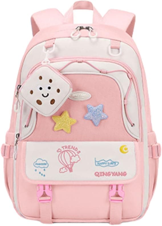 Børne rygsæk med møntpung (pink)