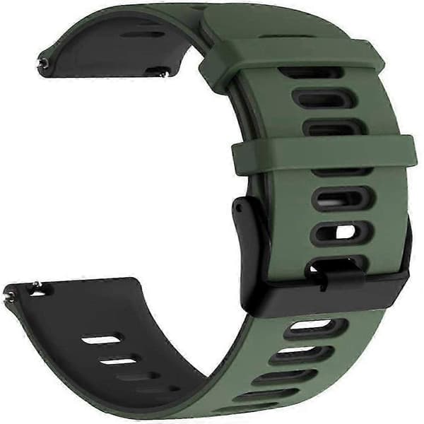 Garmin Forerunner 245 udskiftningsrem - To-tonet silikonerem (rød og sort) til Forerunner 245 ur