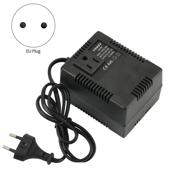 300W Spændingsomformer 220V Til 110V Transformator Transformator Spændingsomformer Rejseadapter EU-stik{F2]