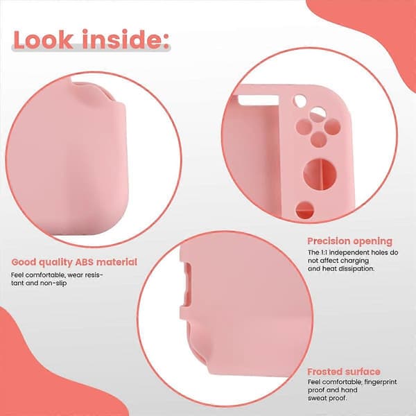 Rosa bärväska kompatibel med Nintendo Switch Lite, bärbar Nintendo Switch Lite-väska för Switch Rose