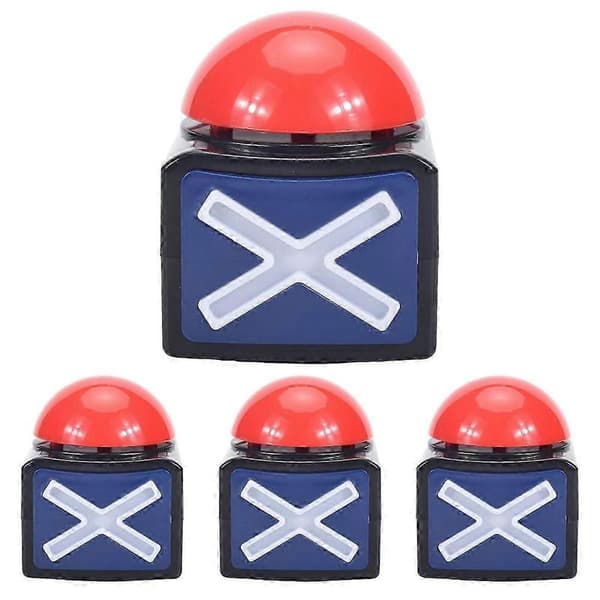 Game Answer Buzzer, Game Buzzer, Alarm Sound, Play Button with Light, Trivia Quiz, Got Talent