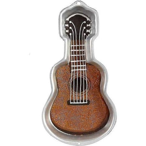 3D aluminium kakeform, DIY gitarformet bakeform