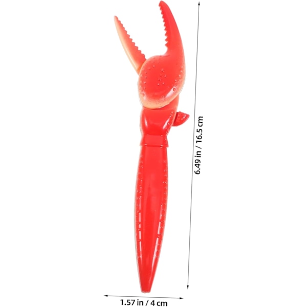 2 stk. Krabbe Kuglepenne Havmadspenne Nyhed Kuglepenne Signaturpenne Kontorartikler Pen Glat Skrivepen Nyhed Signeringspenne Bærbar Blæk