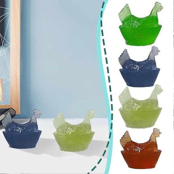 Mini kana-koriste luova käsityö Grass green/1pcs