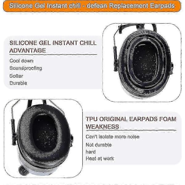 3M Peltor Comfort Gel øreputer for hørselvern