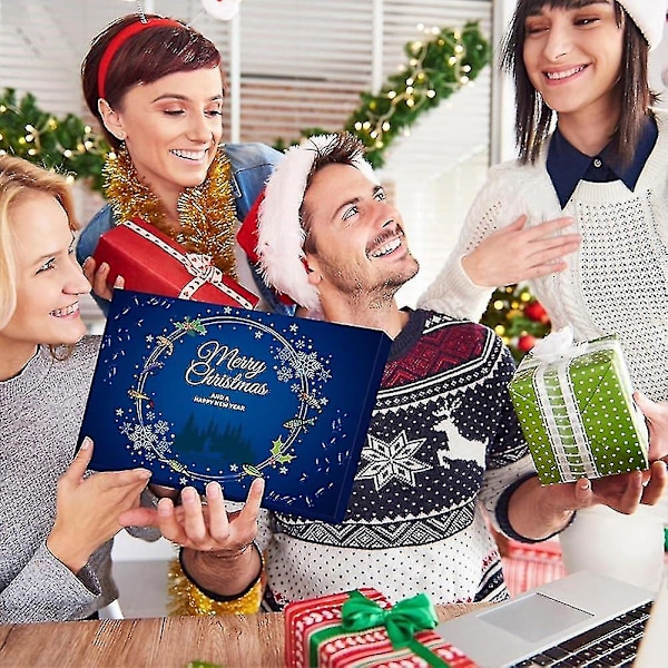 Julekalender for fiske - Fiskeutstyrsett, for voksne menn og gutter, fisketilbehør (24 deler) A