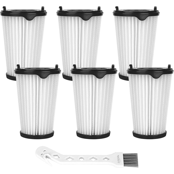 6 erstatningsfiltre egnet til Aeg Ergorapido Cx7 Flexibility Animal Batteridrevet støvsuger, egnet til alle Cx7-2 & Qx8 Animal X Power C