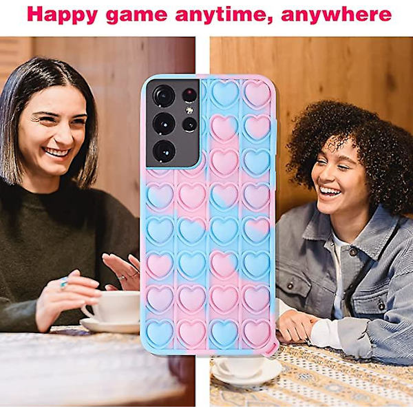 Trendigt roligt för Samsung Galaxy S22 Ultra Case, Silikon Estetisk Tecknad Rolig Söt Cool Kawaii Designer Fun Fidget Cover Fodral för pojkar Flickor Kvinnor Jag