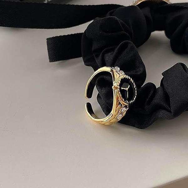 Vintage Ur Ring Guld Ur Knuckle Ring Ur Åben Finger Ring Retro Stak Ring Justerbar Håndlavet Ring Smykker til Kvinder og Piger