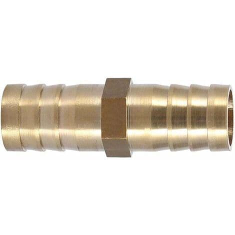 (16mm 2 stk.) Tovejs lige rørfitting med modhager, messingfitting, rørforbinder, samling 6/8/10/12/14/mm