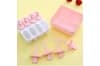 6/8 Compartment Mold Making Machine Popsicle Reusable Ice Pop Frozen Square Molds Block 6-Green