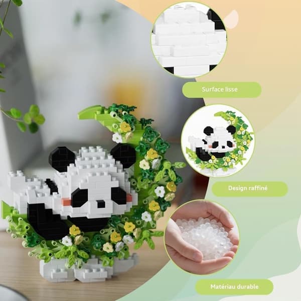 Panda byggeklodser, 2-delt sæt