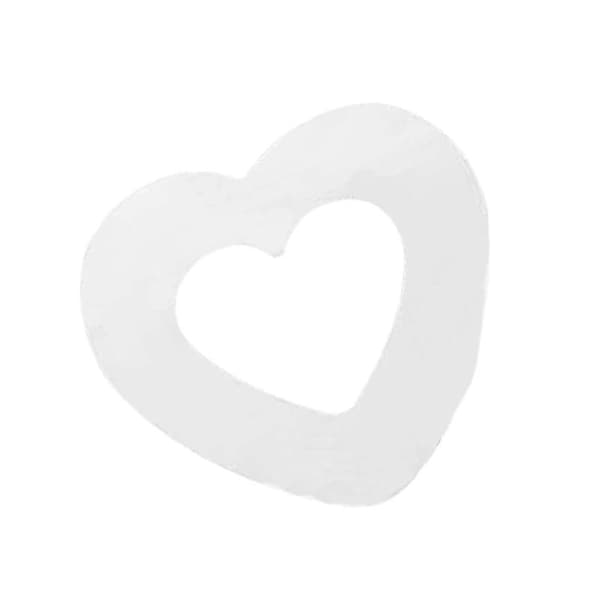 Heart-shaped Cake Mold Cake Decorating Tool PET Plastic Mold Home Bakery Baking Tool 10 inch love single