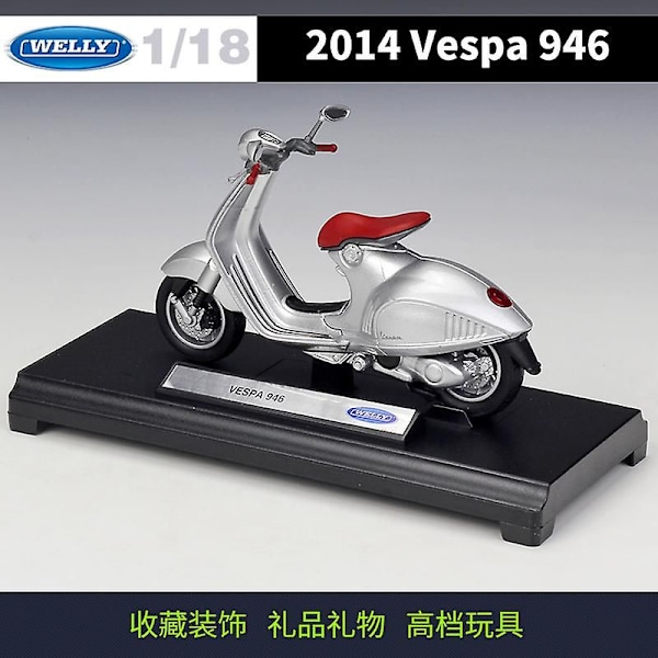 1:18 Piaggio Vespa Px Gts 125cc 946 Statisk Die Cast Køretøjer Samleobjekter Hobbyer Motorcykel Model Legetøj Roman Holiday Samling Vespa PX