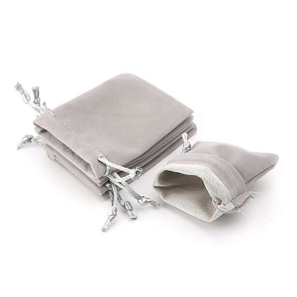 Tarot Plate Strike Fox Board Divination Metaphysical Altar Tarot Game Accessories Flannel Drawstring Storage Bag Grey