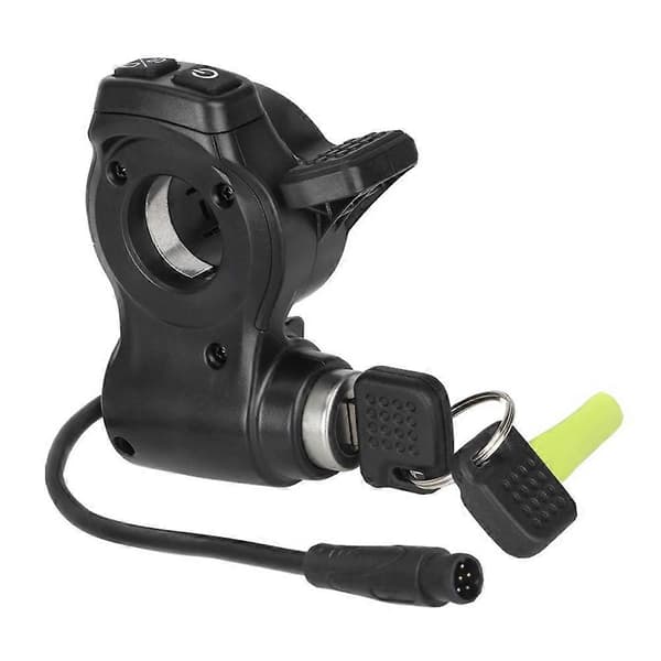 Til Kukirin G2 Master Scooter Gasgreb med Lås og Afbryder Fingerudløser El-Scooter Tilbehør Noir