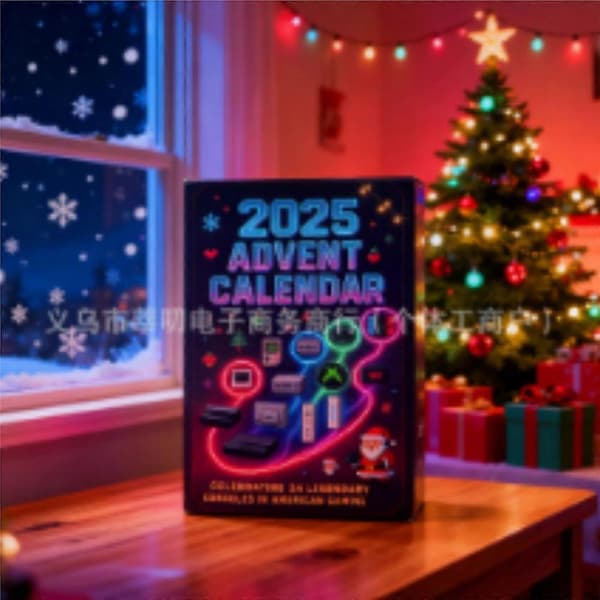 2025 Spillkonsoll Julekalender, 24 Legendariske Videospillsystemer Samling