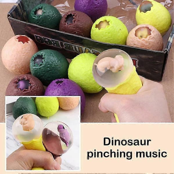 Dinosaurieegg Leker Klem Dinosaurieegg Fidget Stress Relief Leker[D]