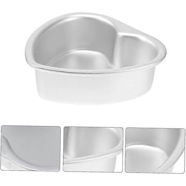 Hjerteformede non-stick bageforme i metal, nemme at rengøre
