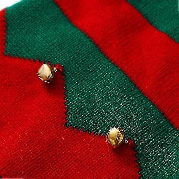 Jul Tomte Stickad Mössa, Jul Baby Stickad Mössa för Barn:
