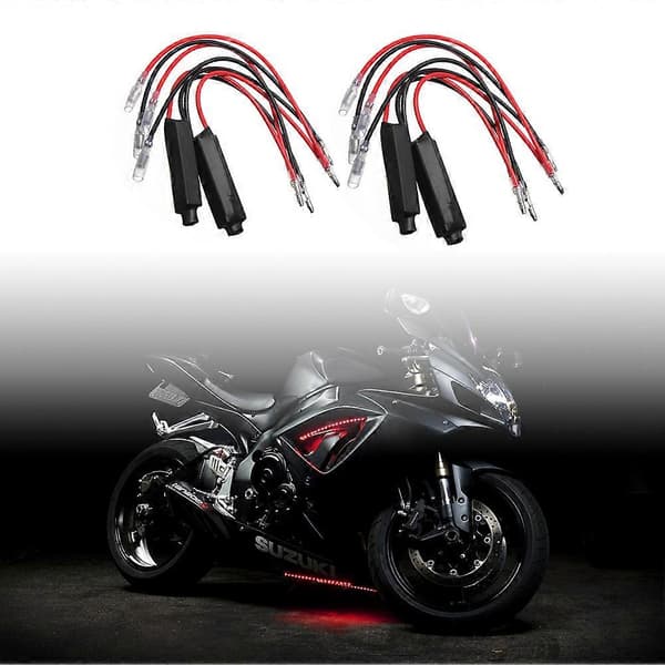Stk Motorcykel LED Blinklys Modstand 10W LED Indikatorlys Inline Belastningsmodstand Motorcykel