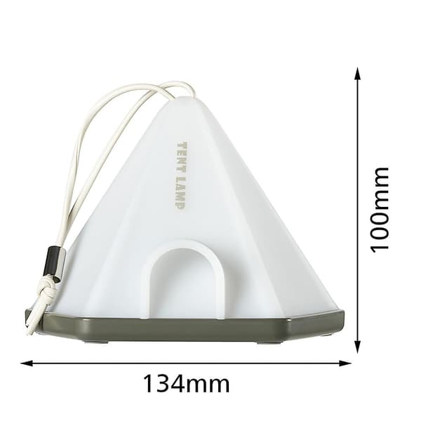 Multifunksjonell Nydelig Telt Nattlys Flere Moduser Lett Nattbordslampe for Hjem Camping Utendørs White