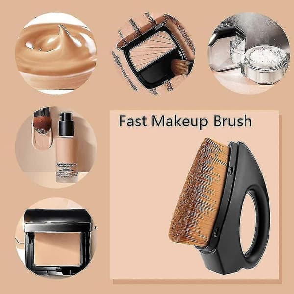 Foundationbørste, Foundationbørste til flydende foundation, Makeupbørster til fejlfri basismakeup Fi