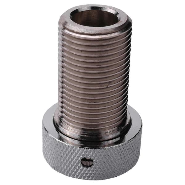 Forkromet messing ølhane med 8 mm modhagealbue til G5/8 justerbar haneudskænker Silver