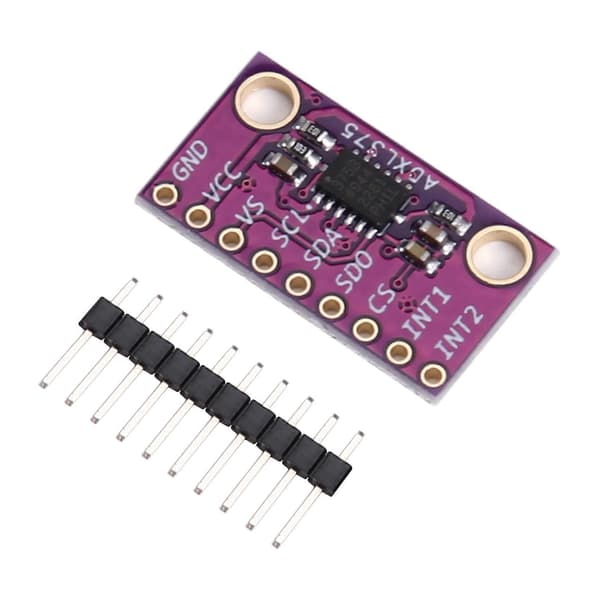 ADXL375 High-G 3-akset accelerometer breakout, ±200g måling, I2C/SPI, til stødpåvisning, vibrationstest