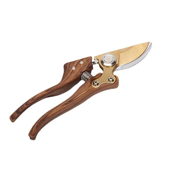 Garden Shears, Plant Shears, Premium Tree Shears with High Quality Wooden Handle, Garden Tools for Cutting Branches, Plants and Flowers