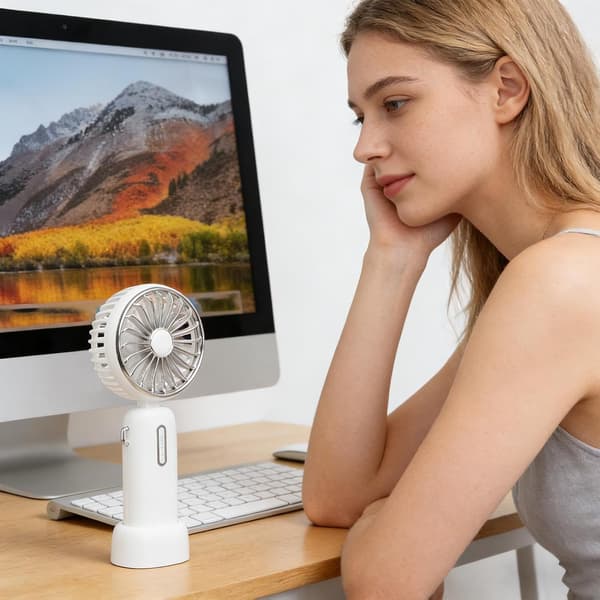 Universal bærbar ventilator | Tre justerbare blæserhastigheder