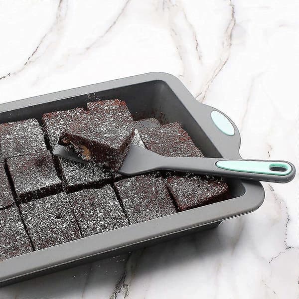 mini brownie serveringsspatel buet glasurspatel 2-delt lys grå