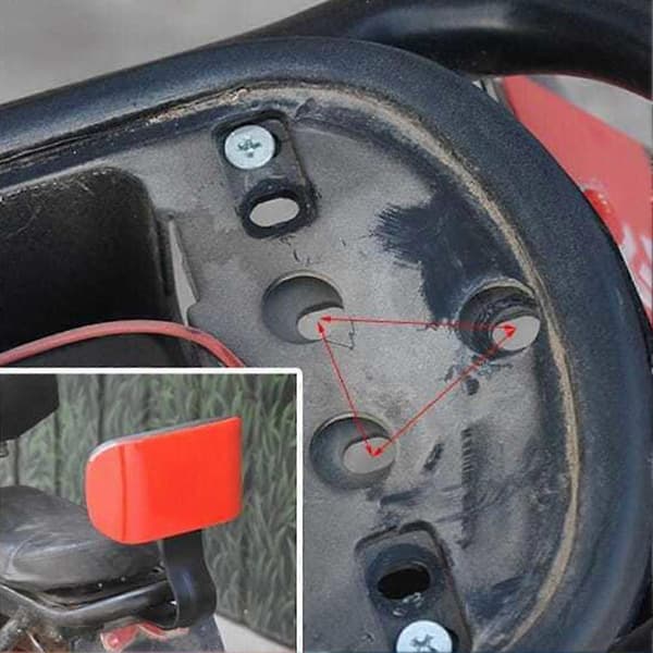 Elfordon Bakre Ryggstöd Sittdyna Modifiering D9U5 C 1pcs