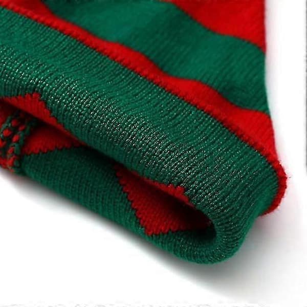 Jul Tomte Stickad Mössa, Jul Baby Stickad Mössa för Barn: