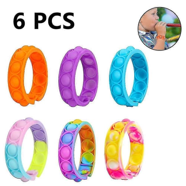 bubbla armband leksak - bärbart armband fidget sensoriska leksaker - hand finger
