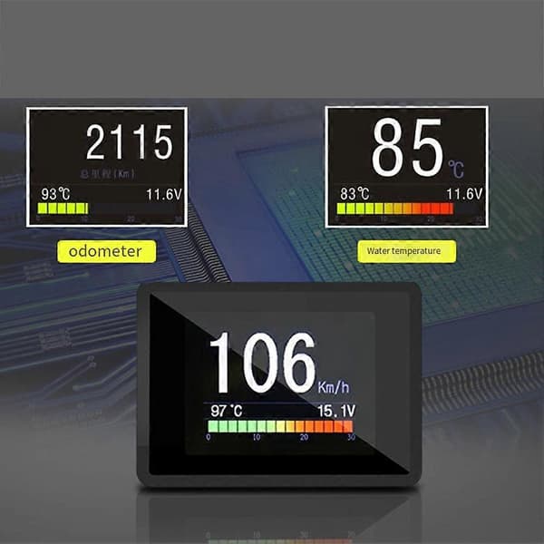 OBD On-Board Bil Head Up Display HUD Digital Speedometer Trip Display