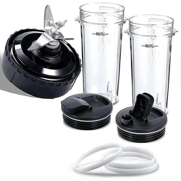 Blender for Nutri Ninja, 5-finsekstraktorblad for QB3000/QB3000SSW Comme le montre