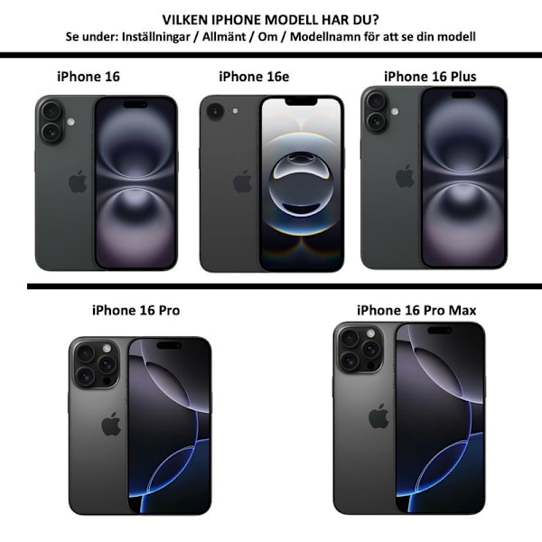 iPhone 16e Plånboksfodral Skal Mobilskal Vit - VIT VIT Iphone 16e