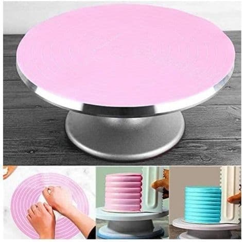 Bakematte, 30 cm silikon bakematte, med skala, sklisikker rund eltematte, til bursdag