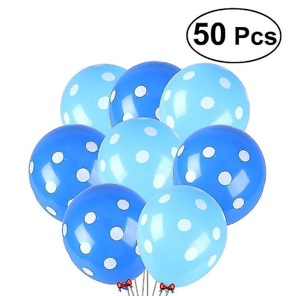 50 stk prikkede balloner