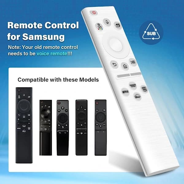 2026 Ny modell BN59-01391A Solcellsdriven Bluetooth Röstfjärrkontroll (för Samsung TV-apparater)