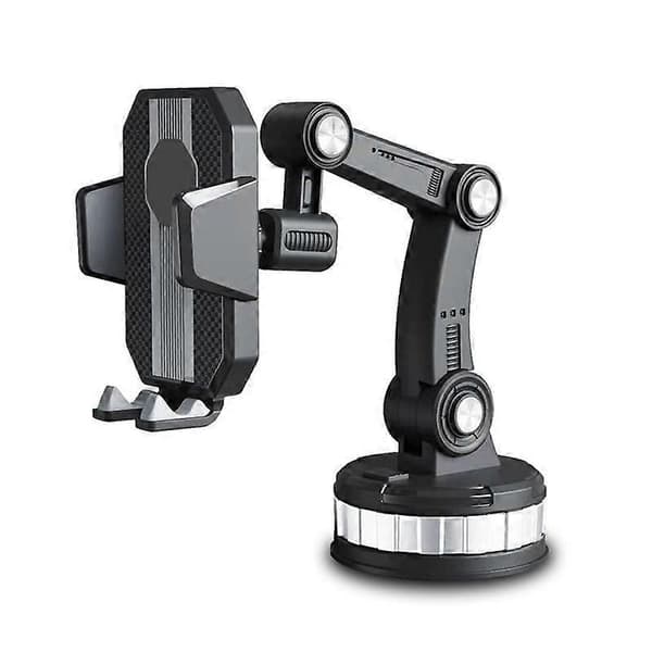 Telefonfeste for bilens midtkonsoll, super adsorpsjon, ny holder 2024 I0X1 -Taille unique Silver