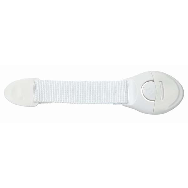 10x Cabinet Lock / Drawer Lock / Child Safety Latch white