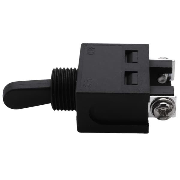 3X 250V ON/OFF Position Vippekontakt til Vinkelsliber Black