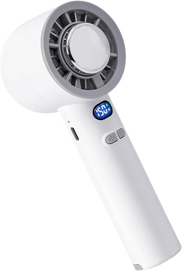 Bærbar genopladelig ventilator, personlig lommeventilator