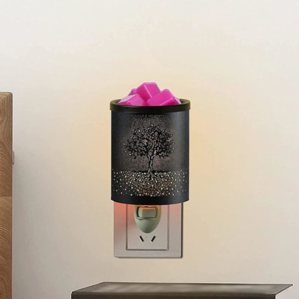 Elektrisk vaxsmältare väggkontakt aromaterapi spa liten nattlampa för hem sovrum kök garage