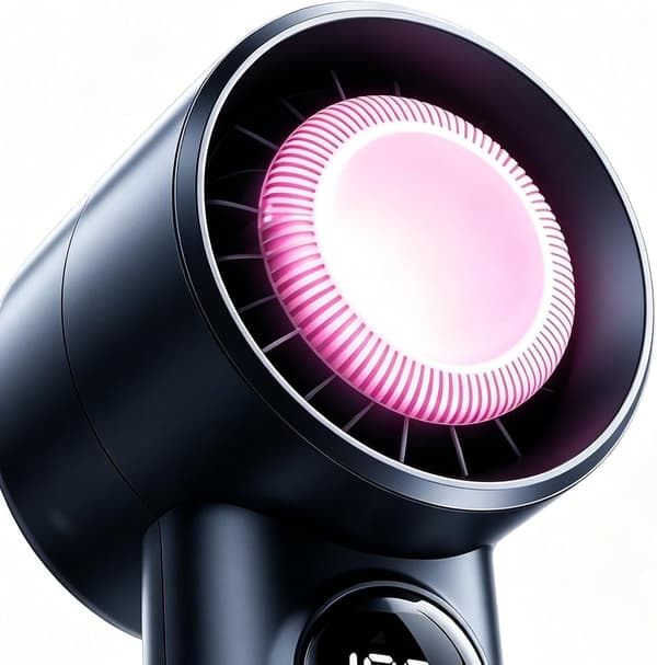 Bærbar ventilator | USB genopladelig, unisex, velegnet til hjemmebrug