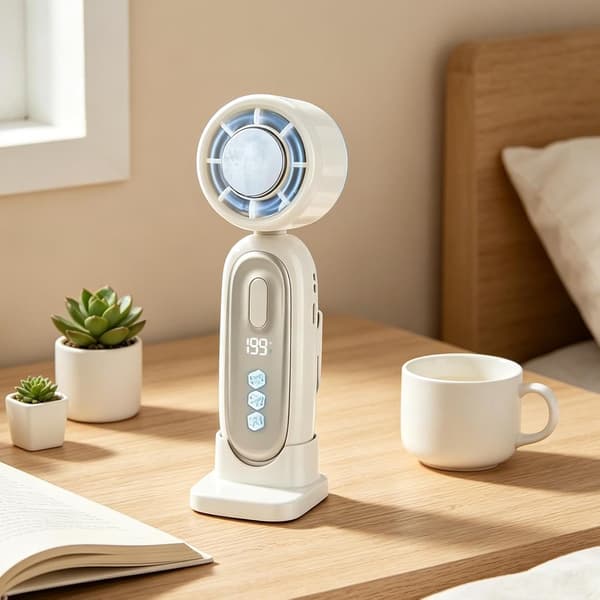Bærbar rejseventilator, genopladelig personlig bærbar ventilator